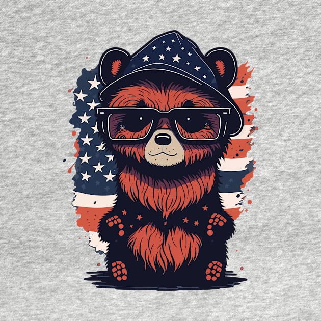 Patriotic Bear by By_Russso